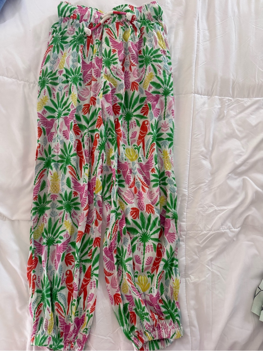 Mini Boden Girls Multi-Color Floral Print Top